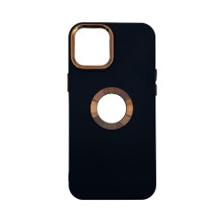 Capa de Silicone para Apple iPhone 12 Pro Max Preto Capa de Silicone para Apple iPhone 12 Pro Max Preto